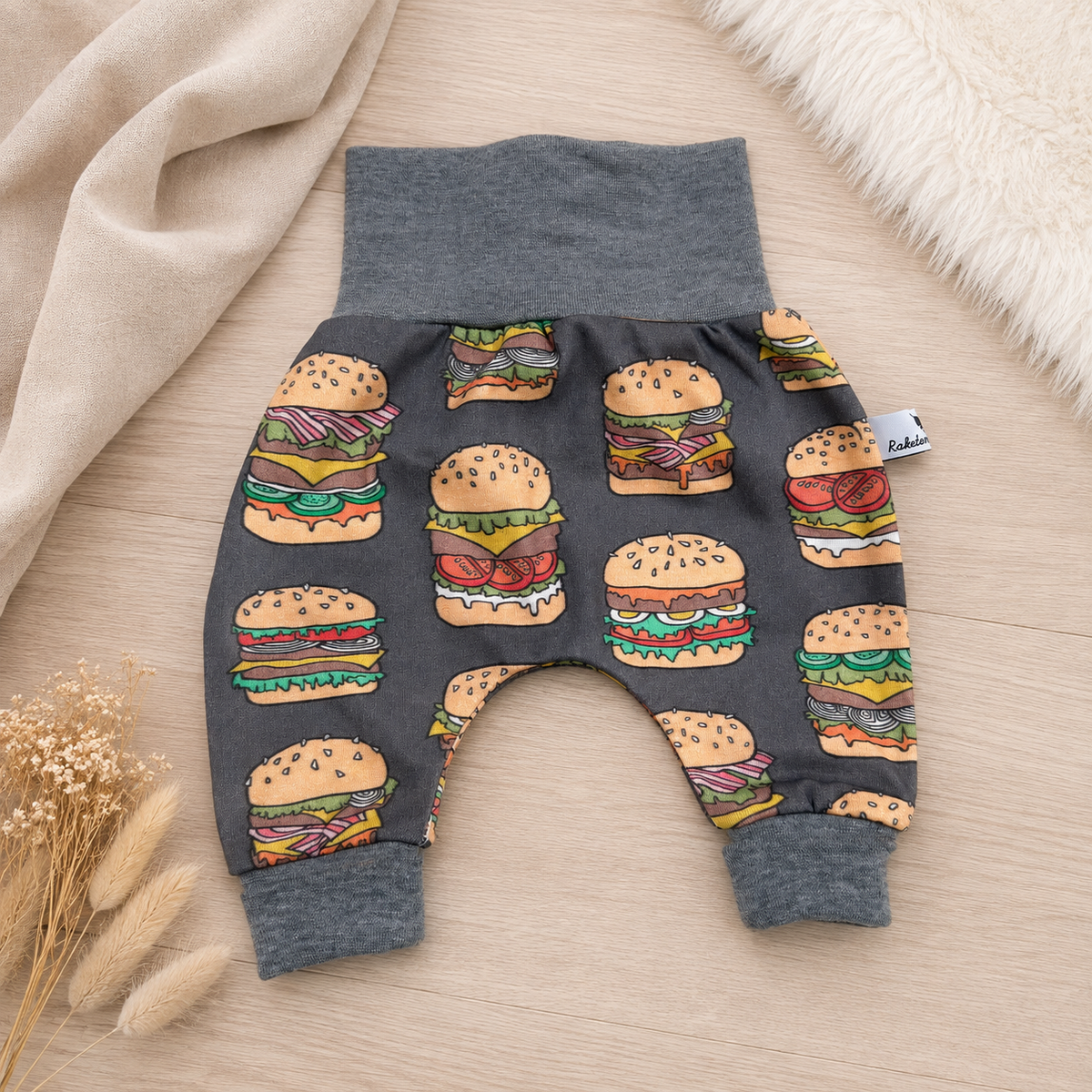Pumphose - Gr. 56 - Burger grau