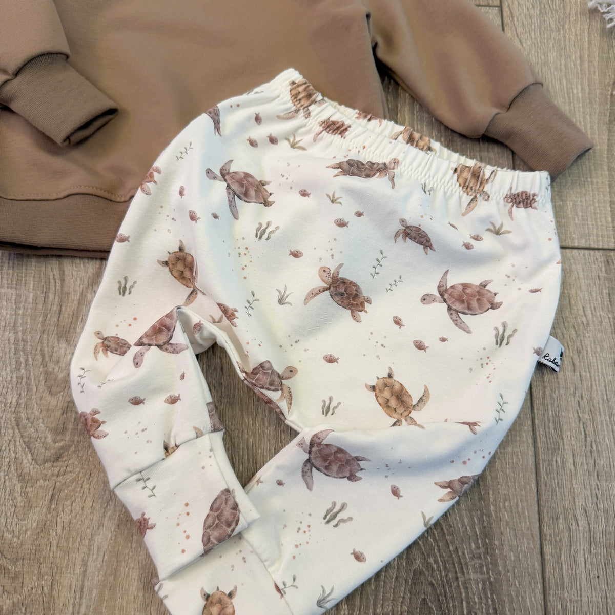 Pullover & Slim Harem Set - Gr. 68 - Schildkröten