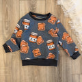 Pullover - Gr. 92 - Schoko Toast