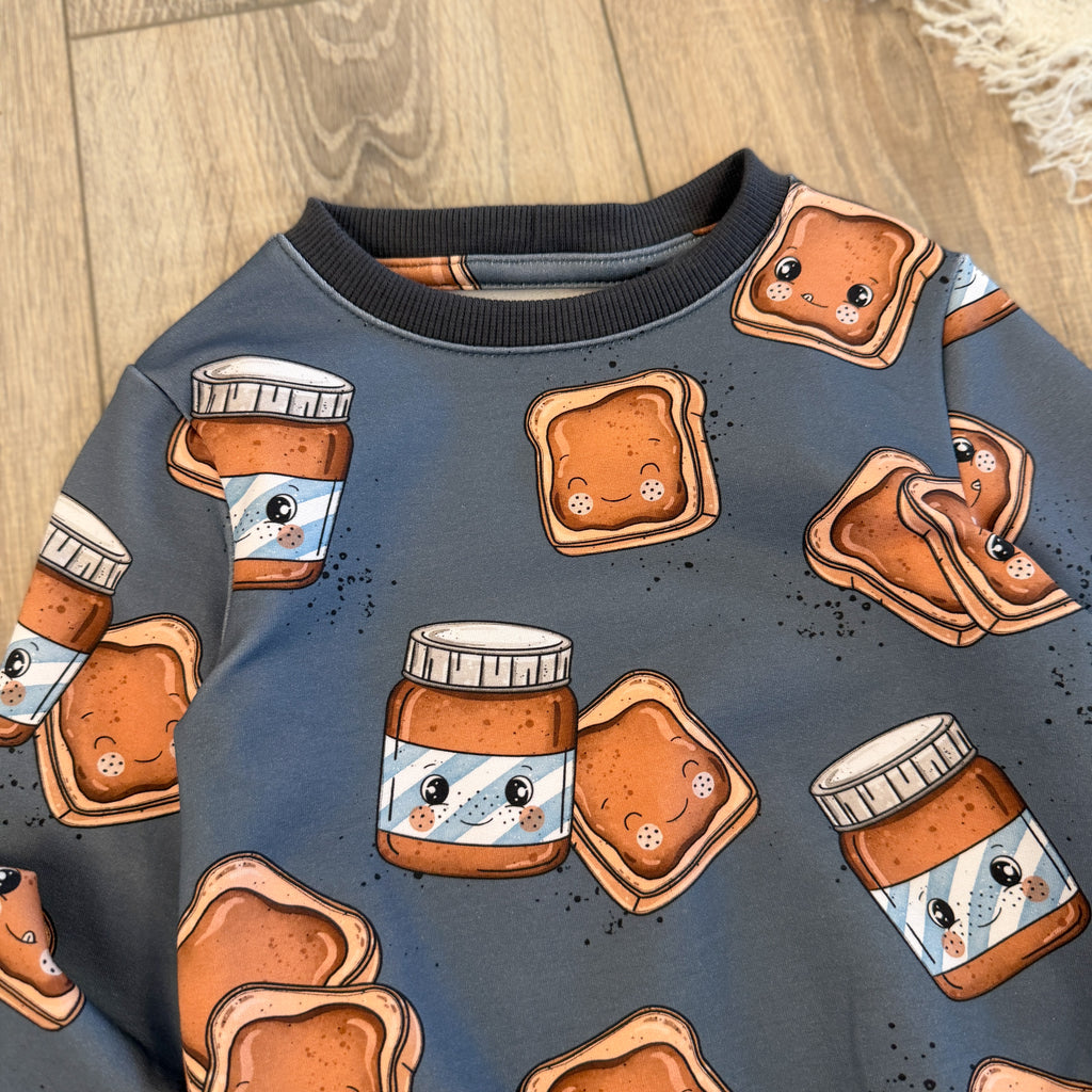 Pullover - Gr. 92 - Schoko Toast