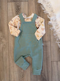 Latzhose & Longsleeve Set - Gr. 68 - Dinos