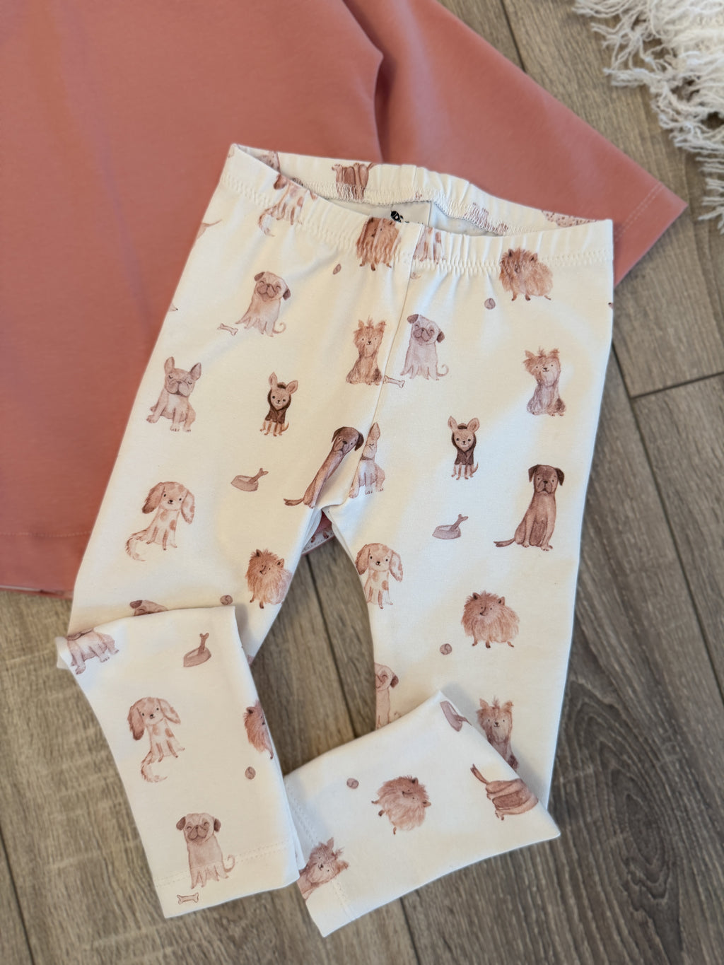 Pullover & Leggins Set - Gr. 92 - Hunde