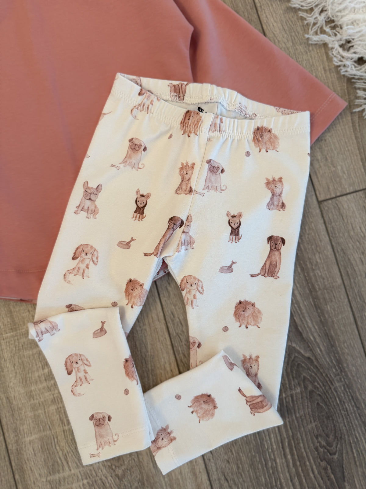 Pullover & Leggins Set - Gr. 92 - Hunde