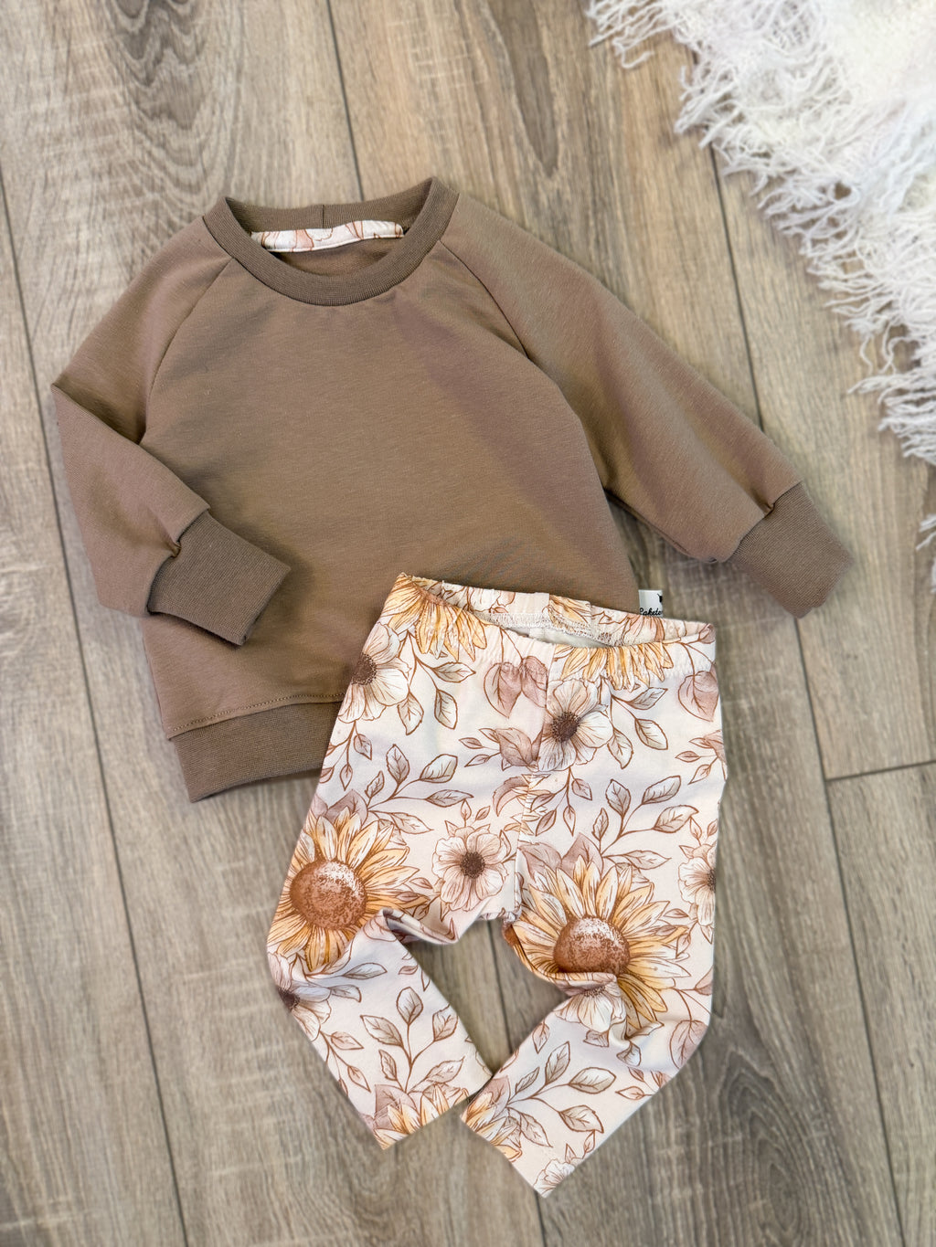 Pullover & Leggins Set - Gr. 68 - Sonnenblumen