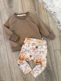 Pullover & Leggins Set - Gr. 68 - Sonnenblumen