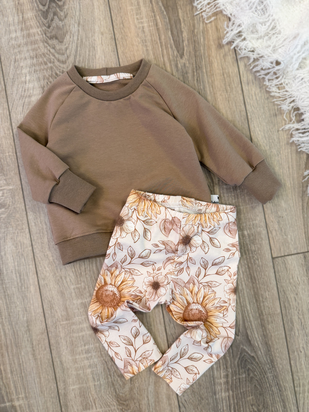Pullover & Leggins Set - Gr. 68 - Sonnenblumen