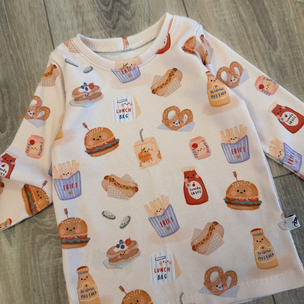 Rib Longsleeve - Gr. 98 - Diner