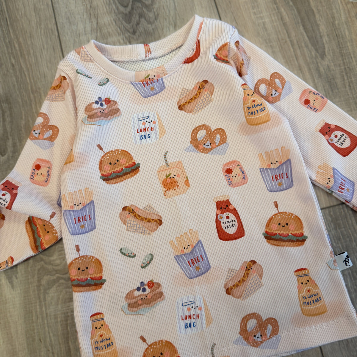 Rib Longsleeve - Gr. 98 - Diner