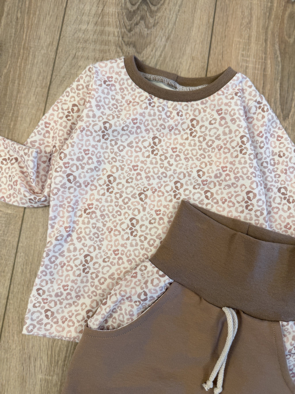 Longsleeve & Pumphose Set - Gr. 80 - Leo hell