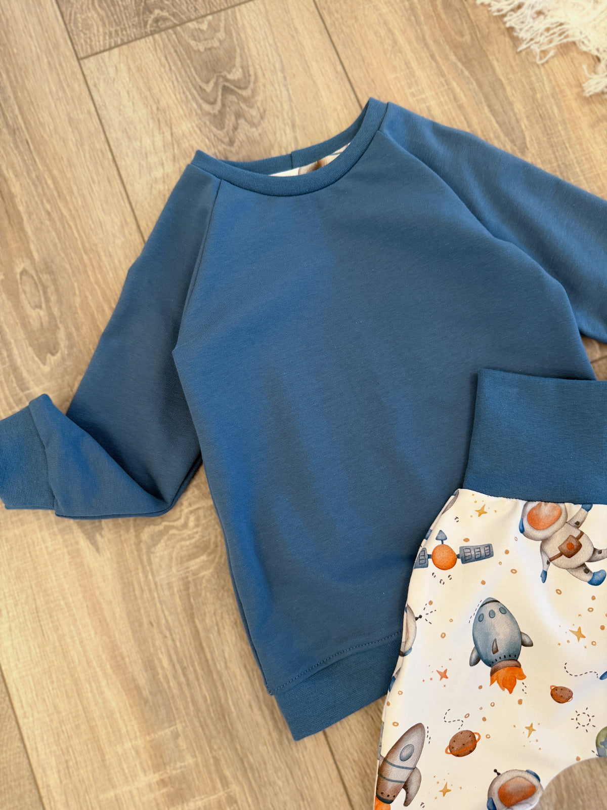 Pullover & Pumphose Set - Gr. 86 - Raketen