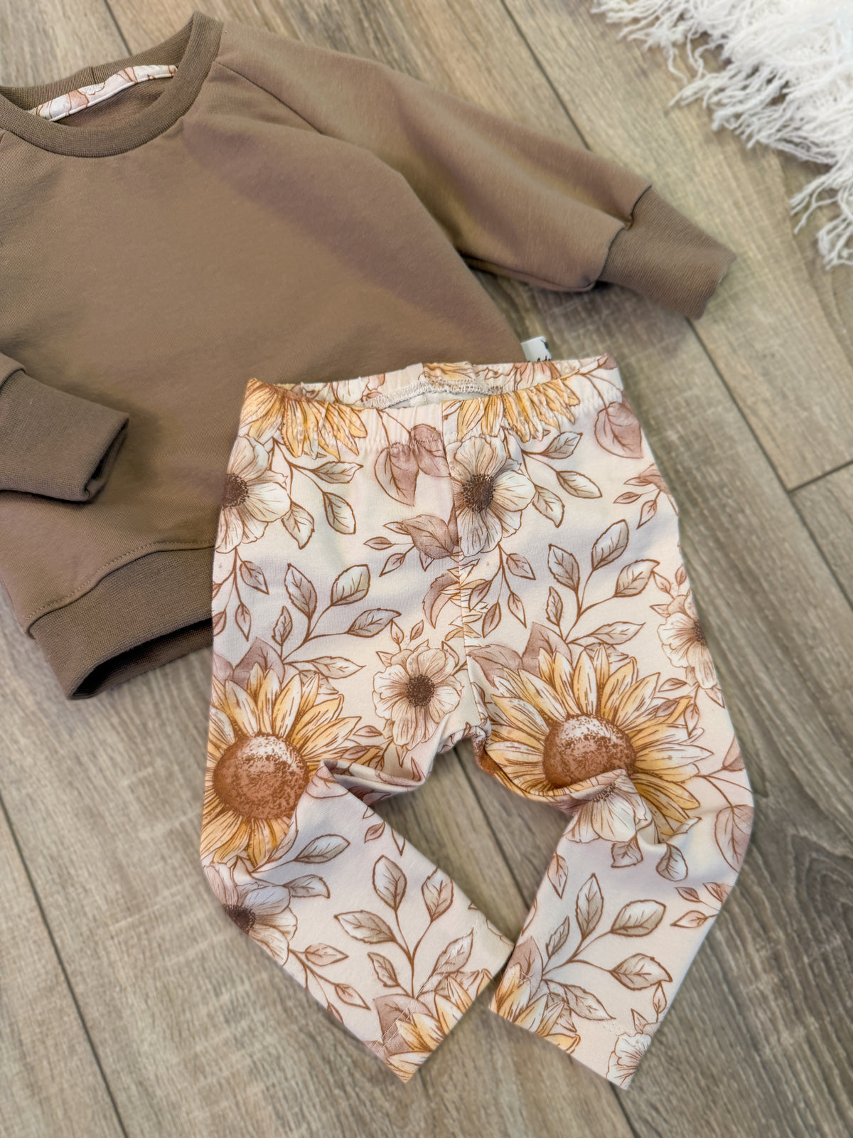 Pullover & Leggins Set - Gr. 68 - Sonnenblumen