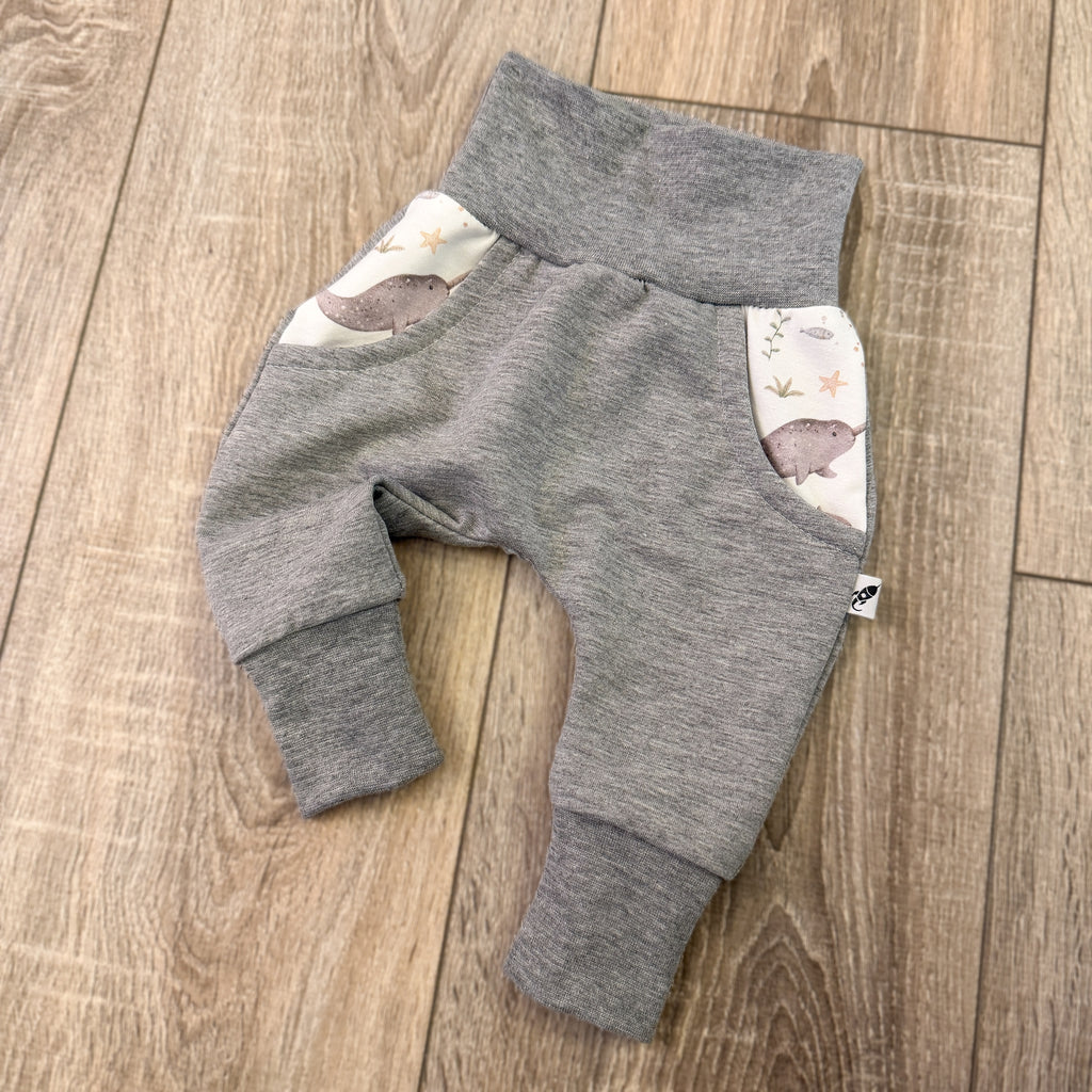 Longsleeve & Pumphose Set - Gr. 62 - Narwal