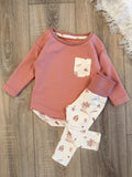 Pullover & Leggins Set - Gr. 74 - Gartenfreunde