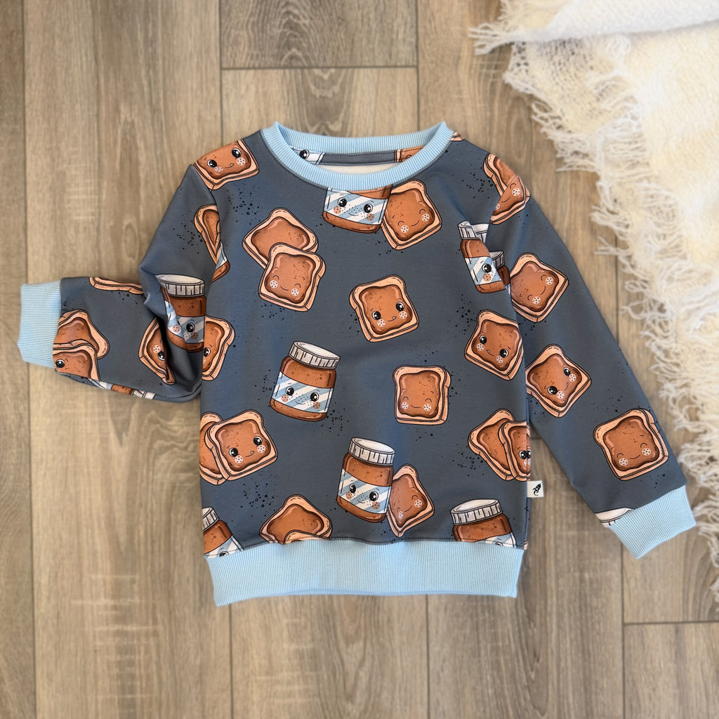 Pullover - Gr. 110 - Schoko Toast