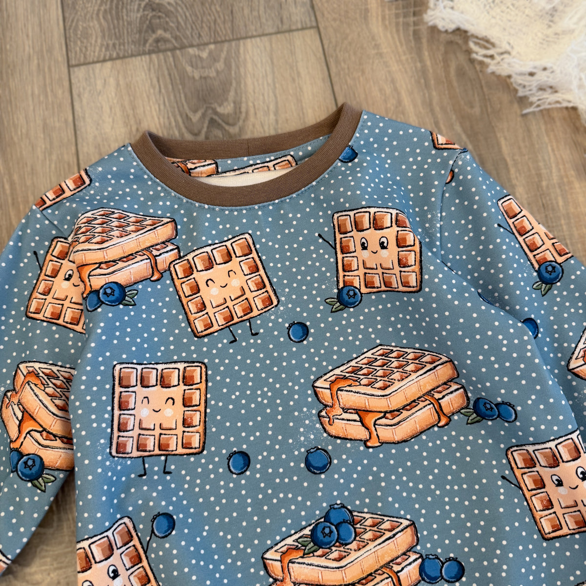 Pullover - Gr. 110 - Waffeln