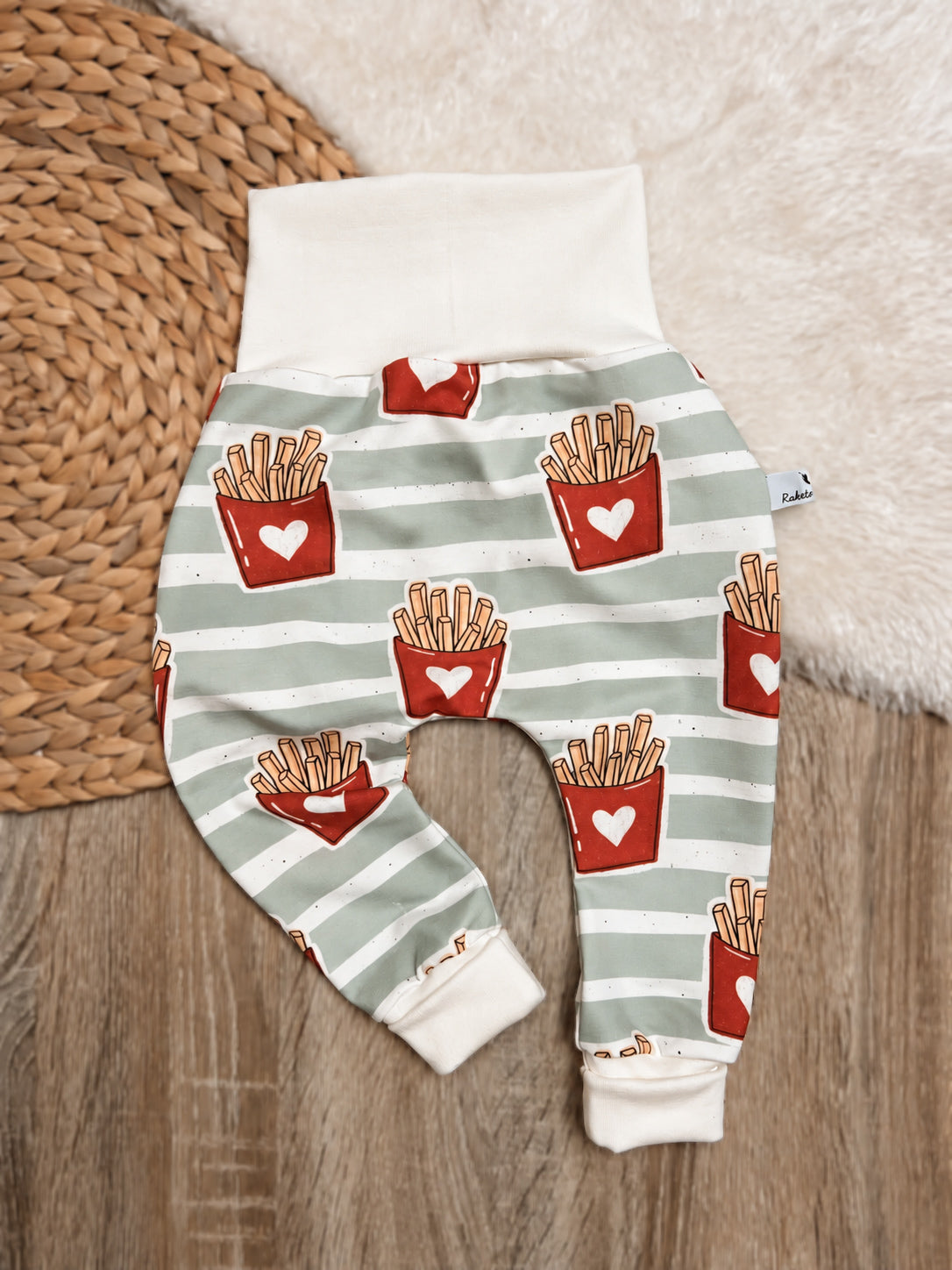 Pumphose - Fritten/Pommes - weiß