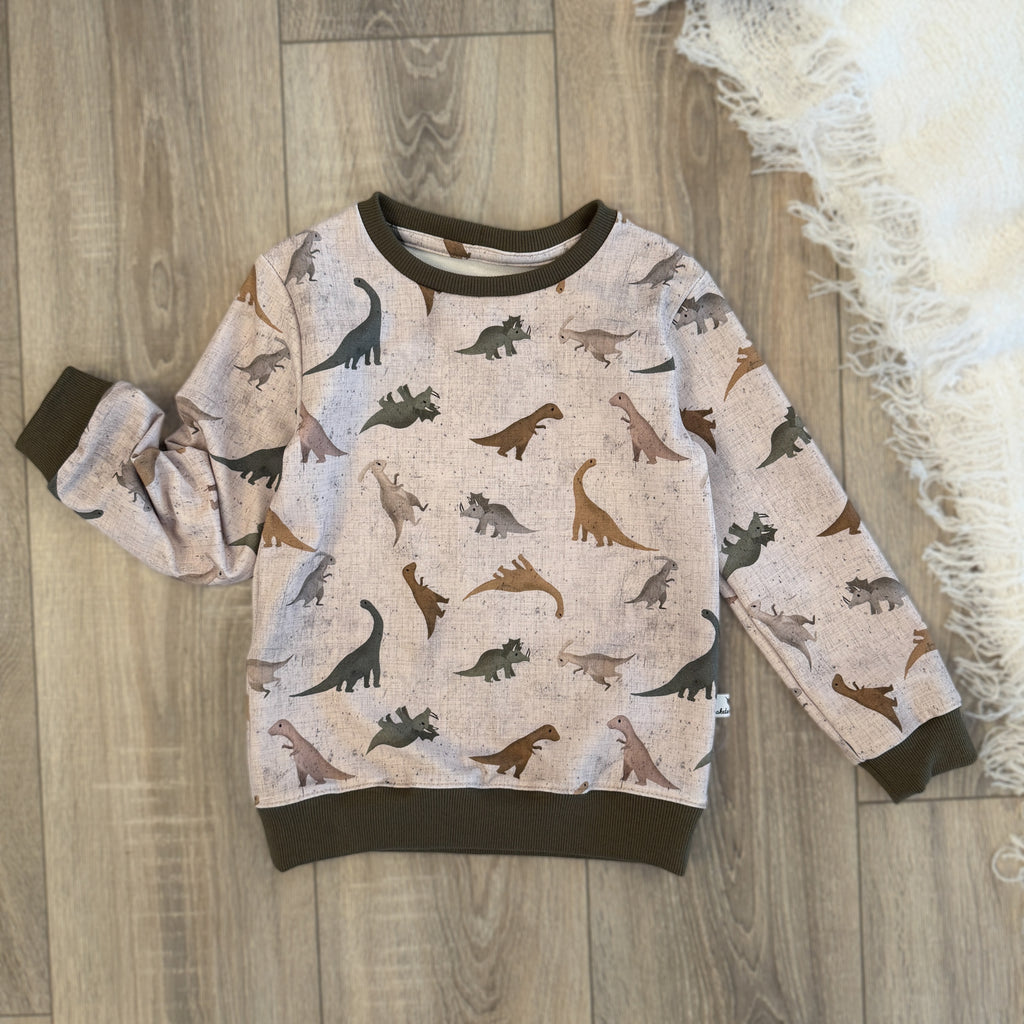 Pullover - Gr. 110 - Dinos
