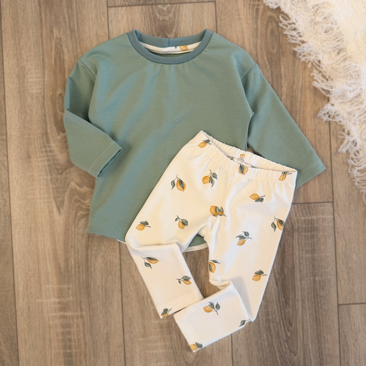 Pullover & Leggins Set - Gr. 80 - Zitronen
