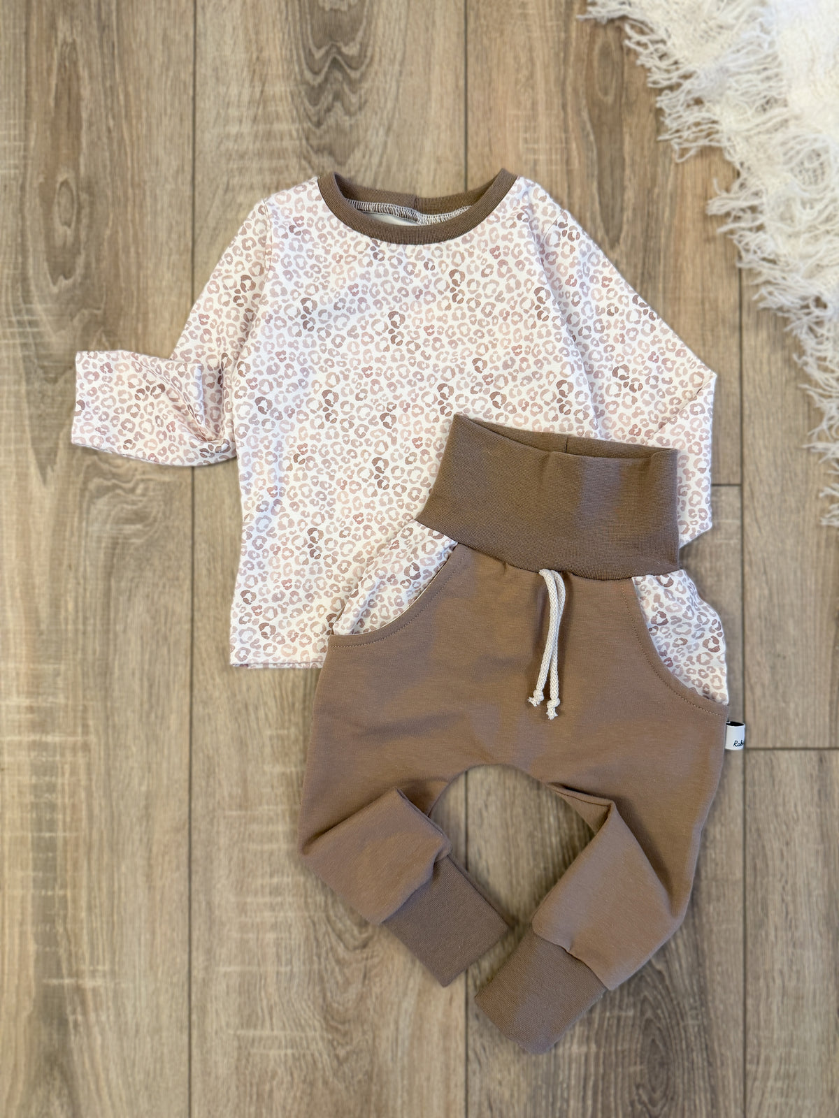 Longsleeve & Pumphose Set - Gr. 80 - Leo hell