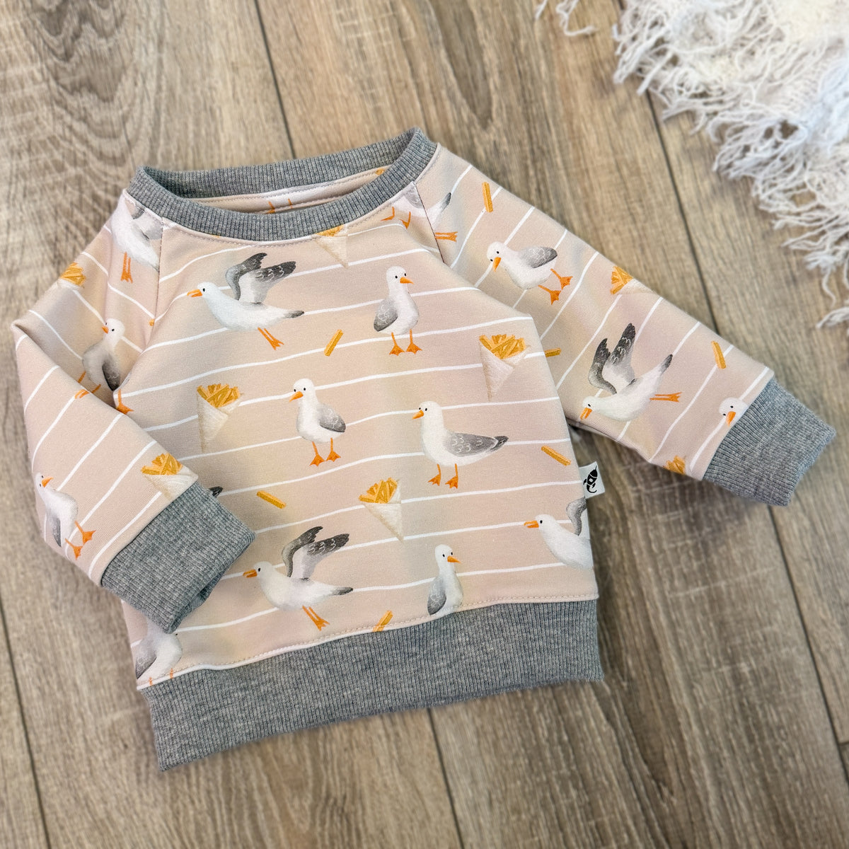 Pullover & Pumphose Set - Gr. 62 - Fritten Möwe