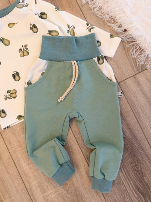Longsleeve & Jogginghose Set - Gr. 86 - Birnen