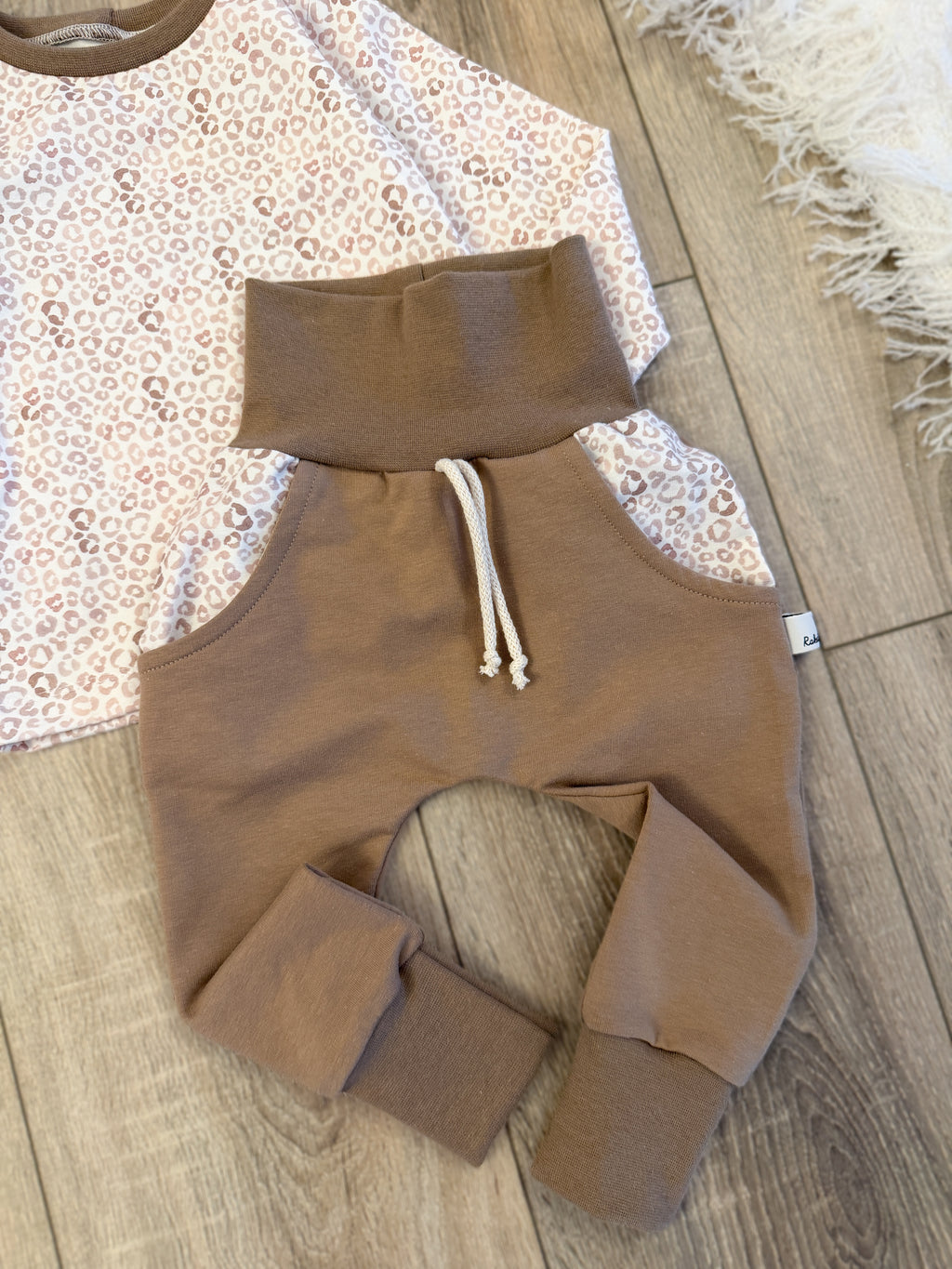 Longsleeve & Pumphose Set - Gr. 80 - Leo hell