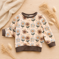 Basic Sweater - Happy Sun Flower - Taupe